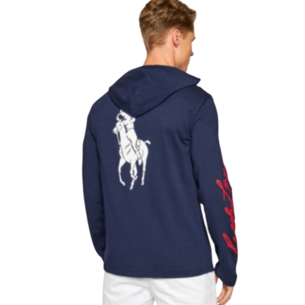 Ralph Lauren Polo large horsemen logo hoodie size S